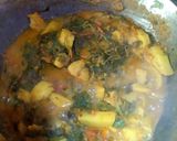 आलू पालक की सब्जी (Aloo palak ki sabzi recipe in Hindi) रेसिपी चरण 5 फोटो