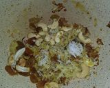 A picture of step 2 of Cholar Dal.