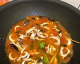 Foto langkah ke 3 dari resep Cumi tempe rica-rica.