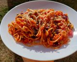Vegán mexikói tészta recept fázis 2 fotója