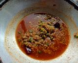 A picture of step 3 of Puli Inji / Ginger Chutney.