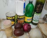 Foto del paso 1 de la receta: Ensalada de garbanzos en lata y choclo