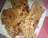 A picture of step 8 of Vegetable frankie.