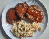 Foto del paso 3 de la receta: Tortitas de pollo con salsa roja