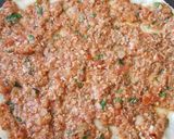 A picture of step 2 of Sfiha Flatbreads.