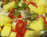 Foto del paso 6 de la receta: Patatas con bacalao con pimientos