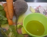 A picture of step 1 of Beetroot, Carrot and ginger juice.
