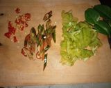 Foto langkah ke 2 dari resep Tumis Tempe & Udang Kering.