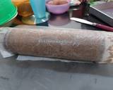 Keto Peanut Chocolate Roll Cake Sugar & Gluten Free #Ketopad langkah memasak 4 foto