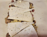 Foto del paso 8 de la receta: Hojaldre relleno de revuelto de champiñones con jamón y huevo