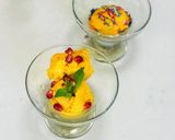 A picture of step 5 of #GA4 #week22 : Mango Ice cream.