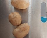 Foto del paso 1 de la receta: Papas con salchicha al sartén