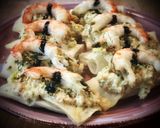 Foto del paso 8 de la receta: Crujiente de ensalada de repollo con langostinos