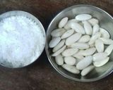 खसखस, बादाम हलवा रेसिपी चरण 1 फोटो