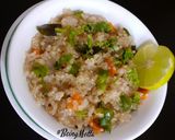 A picture of step 6 of Quinoa Veggies Upma.