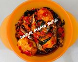 Foto langkah ke 8 dari resep Goreng telur+ikan tamban kecil+daun ubi.
