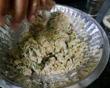 A picture of step 2 of Methi na Dhebra.