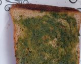 A picture of step 3 of Egg masala toast.
