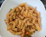 A picture of step 7 of FUSILLI with ARRABBIATA SAUCE..
