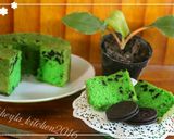 Foto langkah ke 11 dari resep Sponge Cake Pandan Santan with Oreo (lembut bgt.. irit 3 telur).