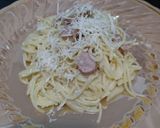 Foto langkah ke 8 dari resep Spaghetti Carbonara Sosis.