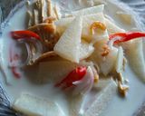 Gambar langkah 5 resipi Sengkuang lemak putih.