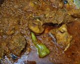 A picture of step 4 of Chicken salan biryani.