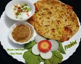 A picture of step 24 of Mughlai paratha.