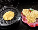 Foto del paso 1 de la receta: Torre de wafles falsos con discos de hojaldre