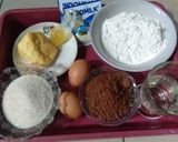 Foto langkah ke 1 dari resep Brownies panggang irit lembut moist by.Kheyla's kitchen.
