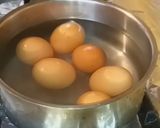 Hình bước làm 2 của món Trứng Gà Sốt Xì Dầu