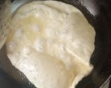 A picture of step 4 of Halwa poori with chana salan.