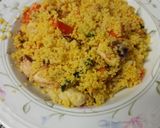 Foto del paso 4 de la receta: Couscous con verduras, pollo y cúrcuma