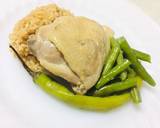 Ginger Chicken with Bulgur Pilaf and Beans, Hainanese-inspired recipe step 9 photo