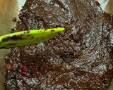 A picture of step 4 of Almond Flour Dried Fruit Dark Chocolate Brownies.