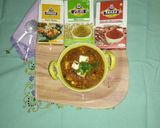 A picture of step 7 of Kadai paneer.