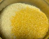 A picture of step 1 of Saatvik khichdi.