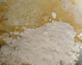 A picture of step 1 of Besan Halwa.