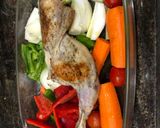 Foto del paso 6 de la receta: Conejo al horno con verduras