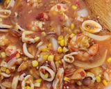Foto langkah ke 6 dari resep Seafood Saus Padang (Cumi, Udang).