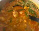 Foto langkah ke 4 dari resep Gulai cumi isi tahu + telor puyuh dan labu,kcng panjang.