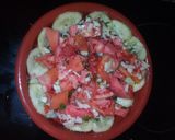 Foto del paso 2 de la receta Aliño de tomates y pepinos de mi huerto