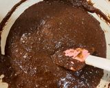 Foto langkah ke 7 dari resep Bolu Coklat Kurma (Tepung Almond) Gluten Free.