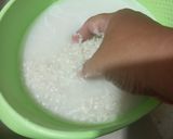 Foto langkah ke 1 dari resep Nasi Uduk Bunga Telang.