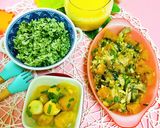 Hình bước làm 3 của món Ếch om bí đỏTrứng cút sốt cam