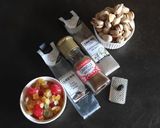 Foto del passaggio 1 della ricetta Tozzetti con pistacchi e confettura di fagioli cannellini