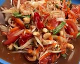 รูปขั้นตอนการทำที่ 4 ของ ส้มตำไทย🥙🌶ใส่ปลาร้า มาละจ้า #อาหารไทยง่ายๆ