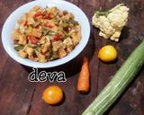 Foto langkah ke 5 dari resep Tumis Tahu Kol Buncis Deva.