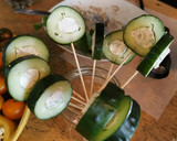 Foto del paso 6 de la receta: Paletas de pepino y queso de cabra