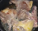 A picture of step 1 of Arroz con Pato a la Chiclayana.